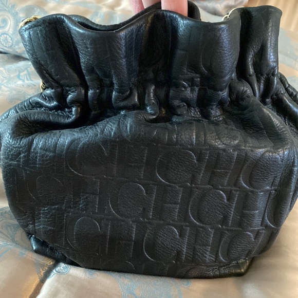 Hand bag for lady’s / From Carolina Herrera /CH/ black color - Picture 3 of 4